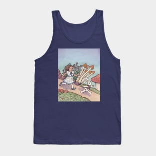 Alice Chased the White Rabbit Tank Top